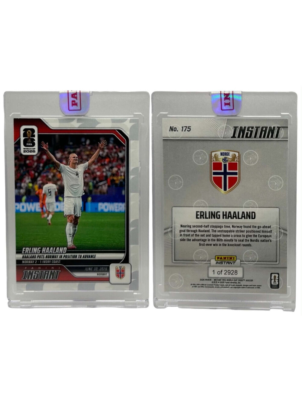 2026 Panini Instant FIFA World Cup #175 Erling Haaland Norway
